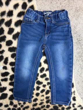 Cat & Jack Toddler Blue Denim Jeggings - Indigo Wash